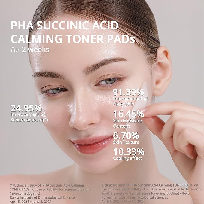 Re.SPN PHA Glass Skin Toner Pads | Succinic Acid, CICA, Vegan (7ct)