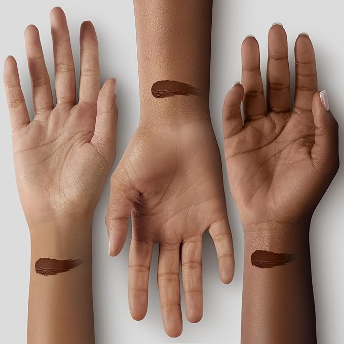 YENSA Super Serum Silk Foundation - Hydrating, Full Coverage Foundation with Vitamin C & Bakuchiol Oil - Blurs Imperfections & Evens Skin Tone - Korean Skin Care Makeup - Deep 4 (1 oz)