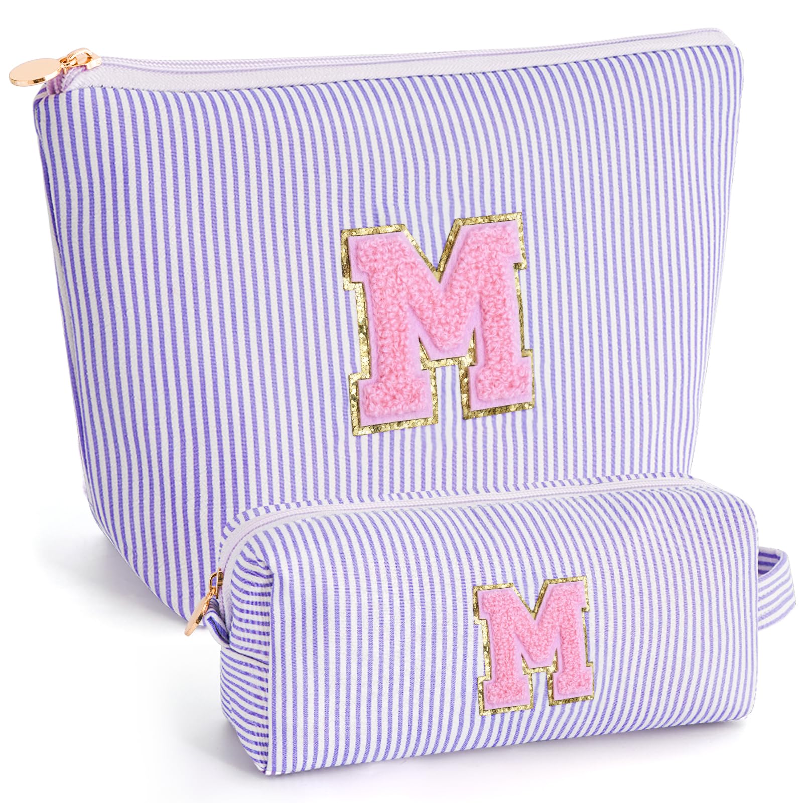 Btffitting Gifts for Teen Girls Women - Birthday Gifts for 10 11 12 13 14 15 16 17 18 Years Old Girl,Makeup Bag Cosmetic Bag,Teacher Gift Trendy Stuff Toiletry Bag - Lavender,M
