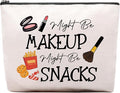 CEASQVAA Snack Bags, Emergency Food Bag Packing Cubes for Women Trip Gifts Favors Travel Bag Essentials, Emergency Snacks Bag Makeup Cosmetic Bag Pouch