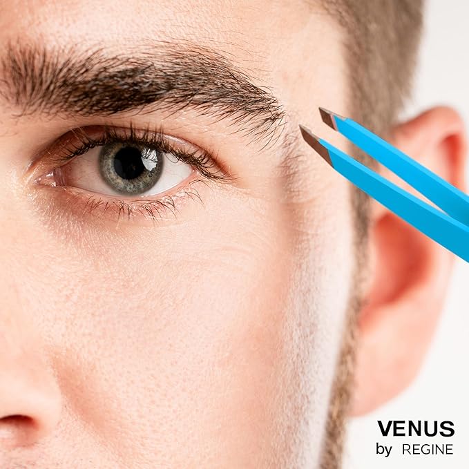 Venus by Regine Slant Tweezers, Blue
