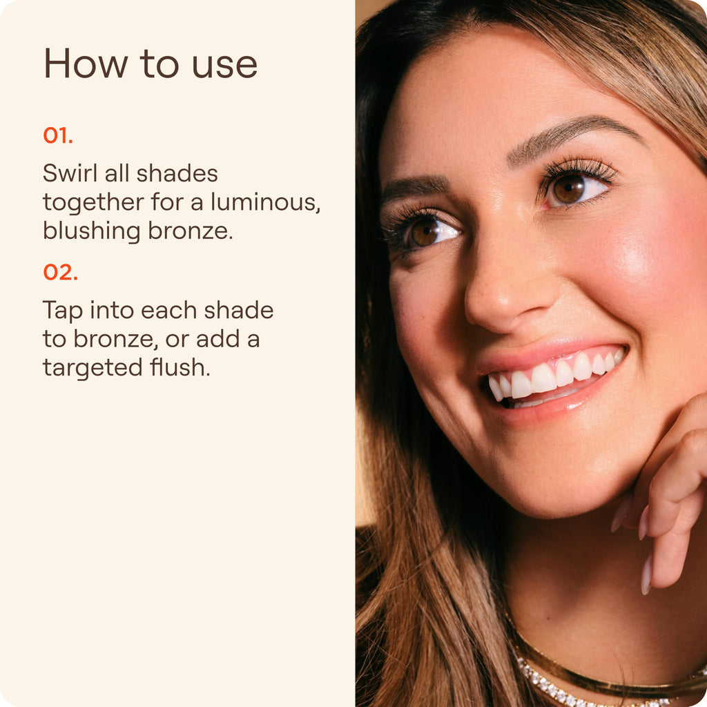 Live Tinted Huebeam Jumbo Gradient Blushing Bronzer - Sunkissed, 15g