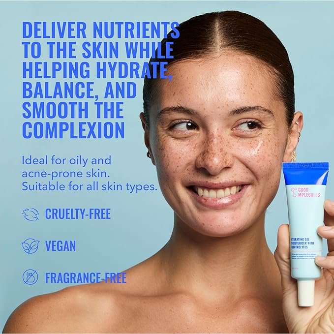 Good Molecules Hydrating Gel Moisturizer with Electrolytes, 1.7 fl oz