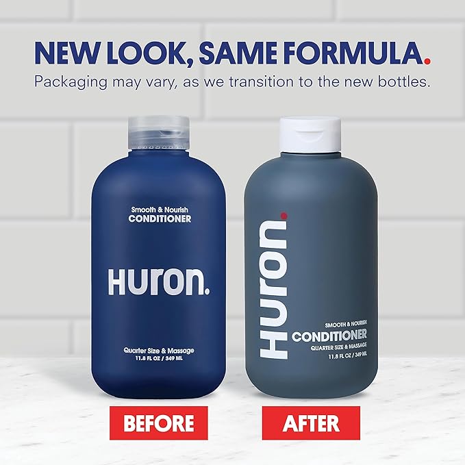 Huron Conditioner: Scalp Soothing & Hair Strengthening 2-pack, (11.8 oz)