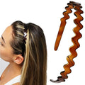 Camila Paris CP3881 French Headband for Women, Tortoise Shell, Strong Hold Grip Women's Hair Band, Ligth and Very Flexible, No Slip Durable Styling Girls Hair Accessories, Made in France