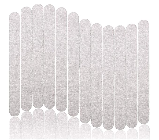 50pcs Wooden Nail Files 180/240 Grit for Natural Nail