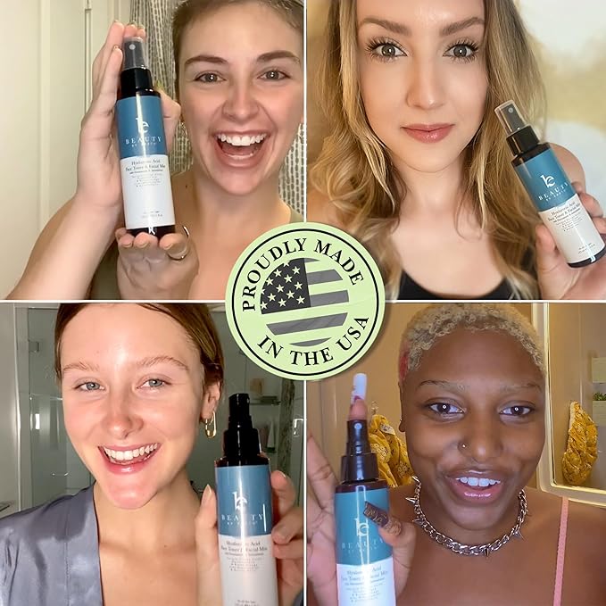 Hyaluronic Acid Toner for Face - USA Made with Natural, Organic Ingredients