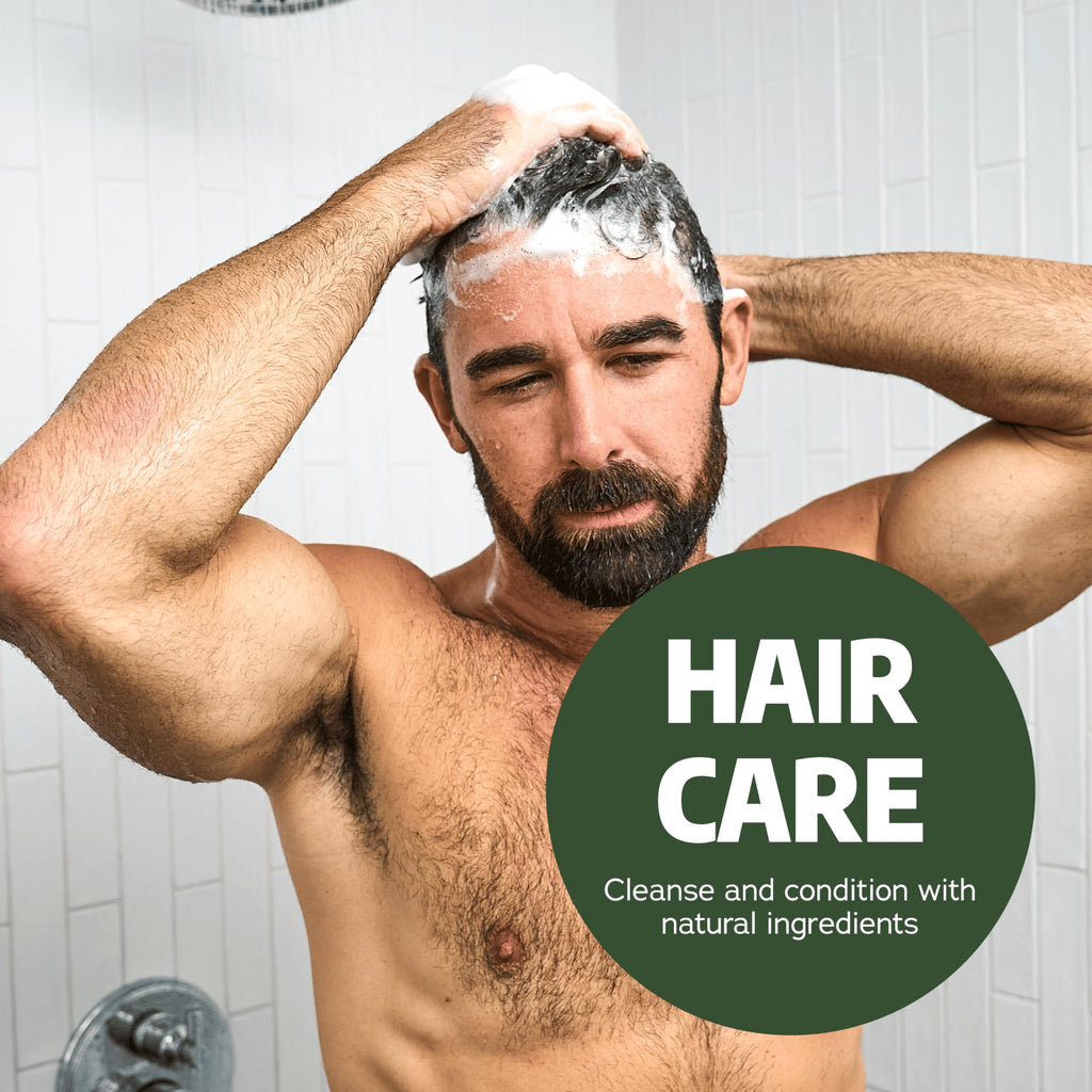 Dr. Squatch Men's Natural Shampoo and Conditioner Set – Sulfate & Paraben Free Natural Shampoo and Conditioner for Men – Scalp Nourishing Formula – Pine Tar (11 fl oz, 2-Pack)