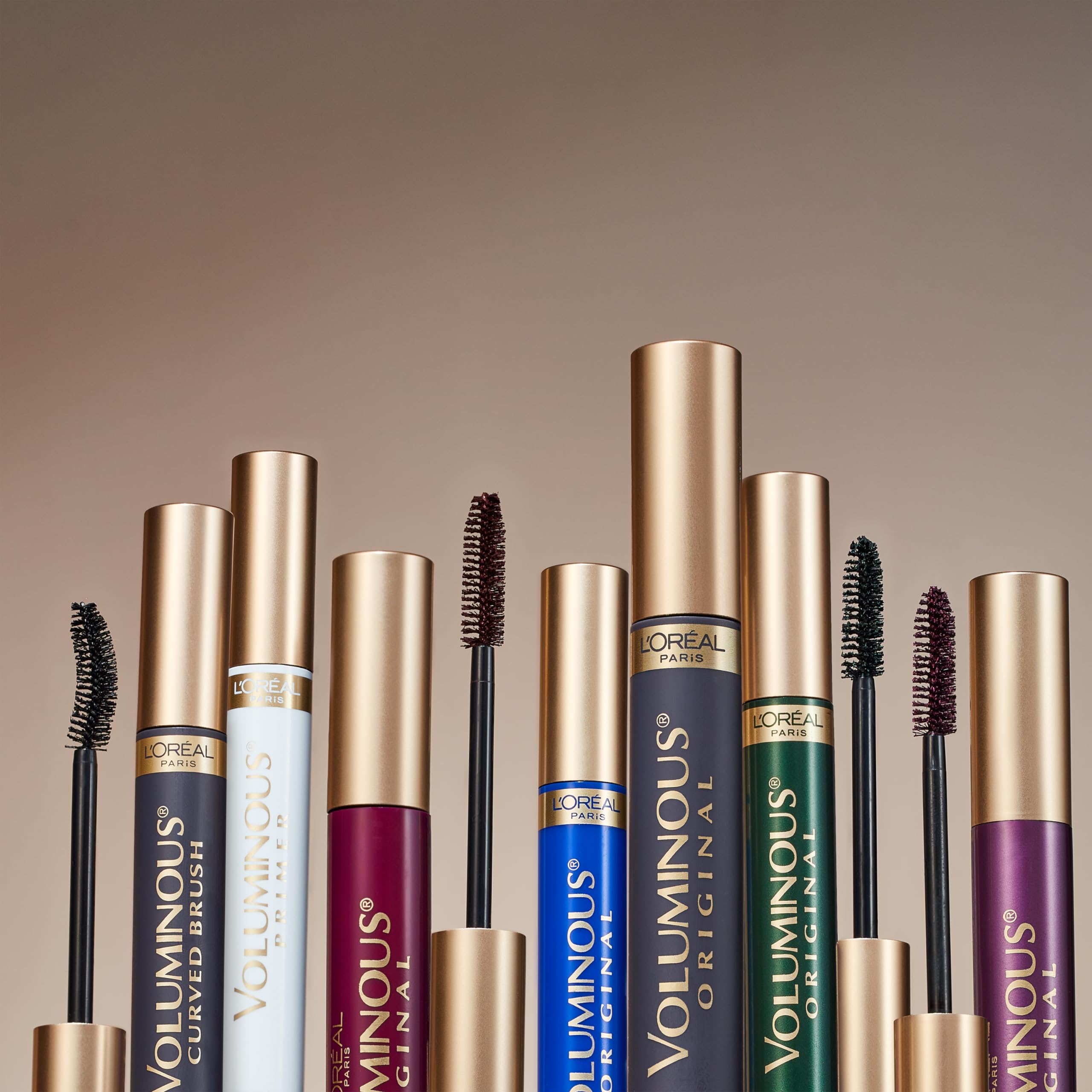 L’Oreal Paris Original Voluminous Mascara, Building Mascara Volume and Length Formula, Washable, Deep Green, 0.26 Fl Oz., 1 Count