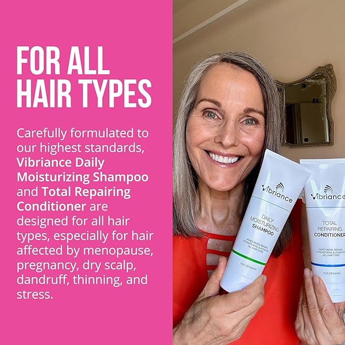 Vibriance Daily Moisturizing Shampoo and Total Repairing Conditioner Set