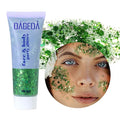 DAGEDA Green Body Glitter Gel, St Patricks Day Hair Face Glitter Makeup