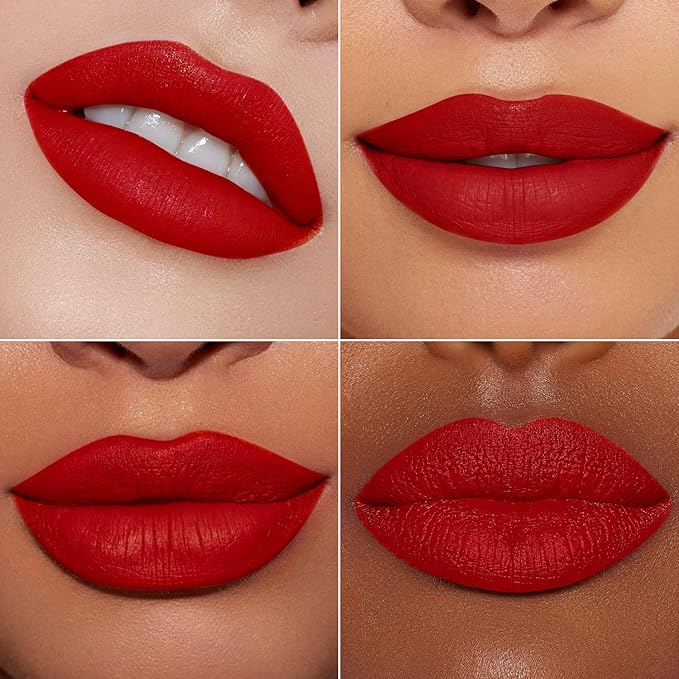 MAKI YIKA Red Lipstick Matte Liquid for Women Color Stay Long Lasting Lipsticks