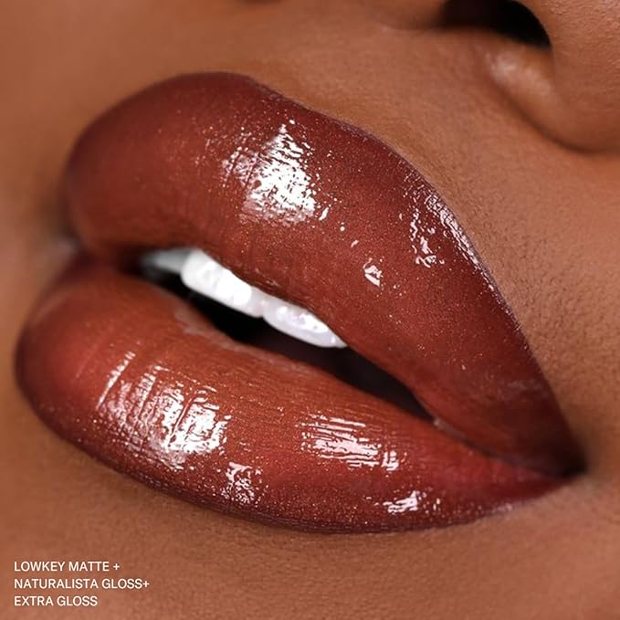 The Lip Bar - Nonstop Liquid Matte Lipstick Mini 2-Pack, Naturalista (Soft Brown) + Low Key - High Pigment - One Swipe - Long Lasting - Jojoba Oil & Vitamin E - Vegan -.24 fl oz each