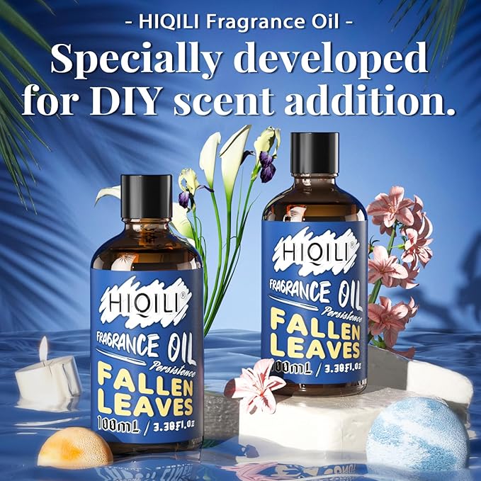 HIQILI Fallen Leaves Fragrance Oil for Diffuser, Candle & Soap