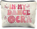 RYYCDOI Dance Makeup Bag, Dancer Gifts, Dance Teacher Gifts, Dance Stuff, Dance Team Gifts, Dance Stuff Accessories, in My Dance Era Cosmetic Bag Makeup Pouch