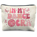 RYYCDOI Dance Makeup Bag, Dancer Gifts, Dance Teacher Gifts, Dance Stuff, Dance Team Gifts, Dance Stuff Accessories, in My Dance Era Cosmetic Bag Makeup Pouch