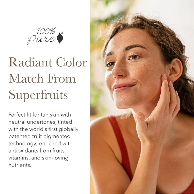 100% PURE Fruit Pigmented Healthy Foundation, Alpine Rose, 1 fl oz