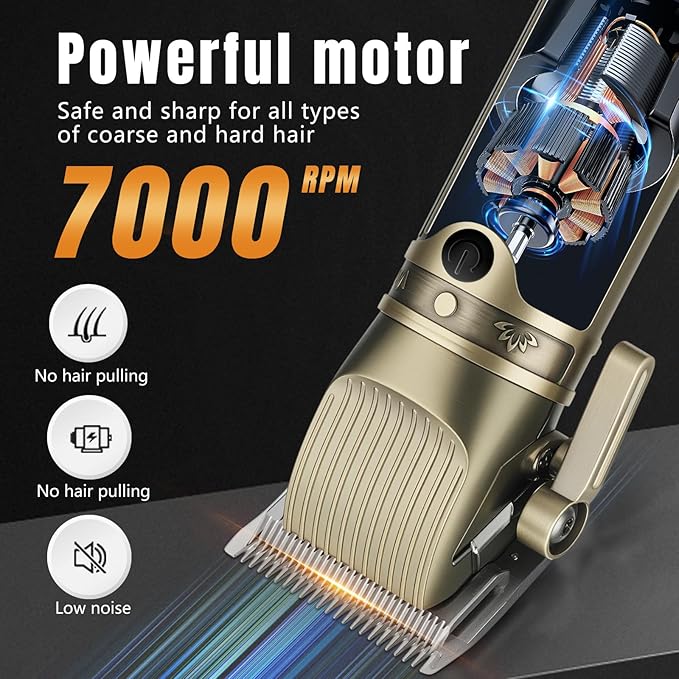 Bomxin Hair Clippers for Men,Beard Trimmer,Foil Shaver 4 in1 Barber Kit