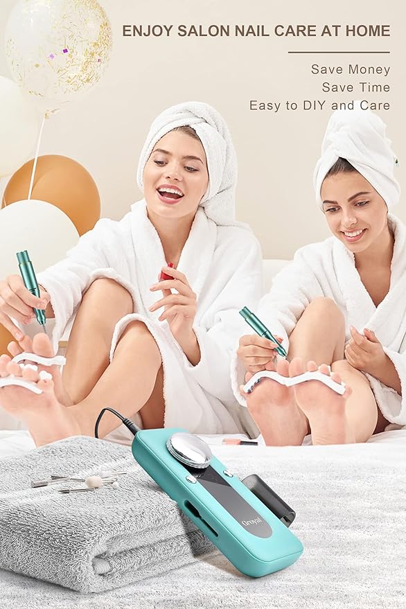 Professional Electric Nail Drill Kit 45000RPM Cordless Nail File