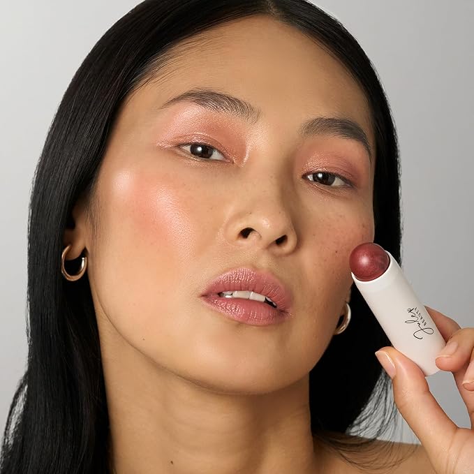 Julep Skip The Brush Cream to Powder Blush Stick - Desert Rose - 2-in-1 Cream Blush and Lip Color Stick - Blendable, Buildable Cheek Formula, No Brush Required, Cruelty-Free, For All Skin Types