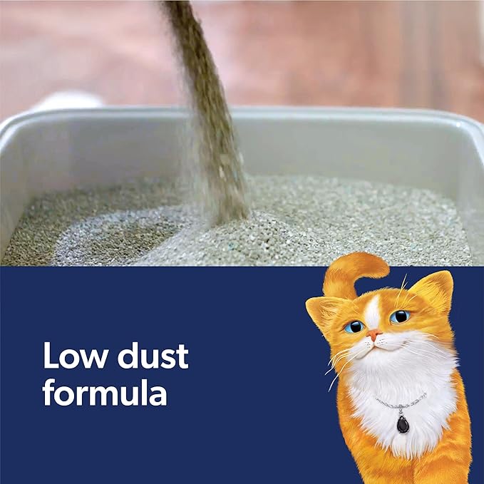 Fresh Step Heavy Duty Odor Block Advanced Multi Cat Clumping Litter with Febreze, 17.5 lb (Package May Vary)