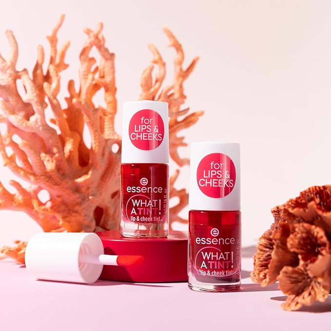 essence What a Tint! Long-Lasting Blush & Lip Stain (02 | Coral Sunset)