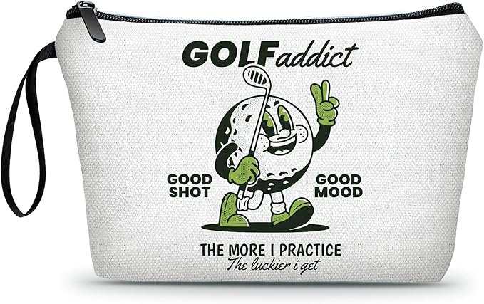 ARIOSEY Golf Gifts for Women, Small Makeup Bag and Golf Accessory Pouch