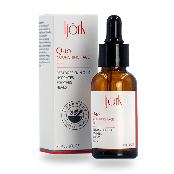 ljörk Q-10 Face Oil | 15 in 1 Powerful Anti-Aging Facial Oil with CoQ10, Vitamin C & E | Hydrating, Lightweight Oil for Radiant Skin