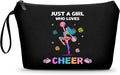 ARIOSEY Cheerleader Cheerleading Gifts, Cheer Makeup Bag Pouch