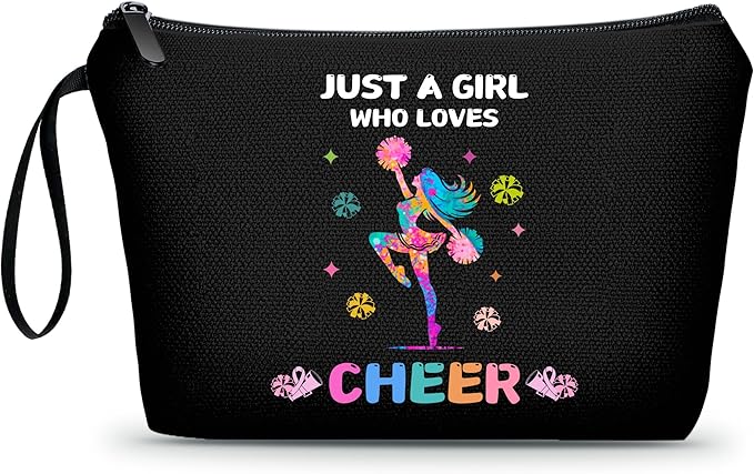 ARIOSEY Cheerleader Cheerleading Gifts, Cheer Makeup Bag Pouch