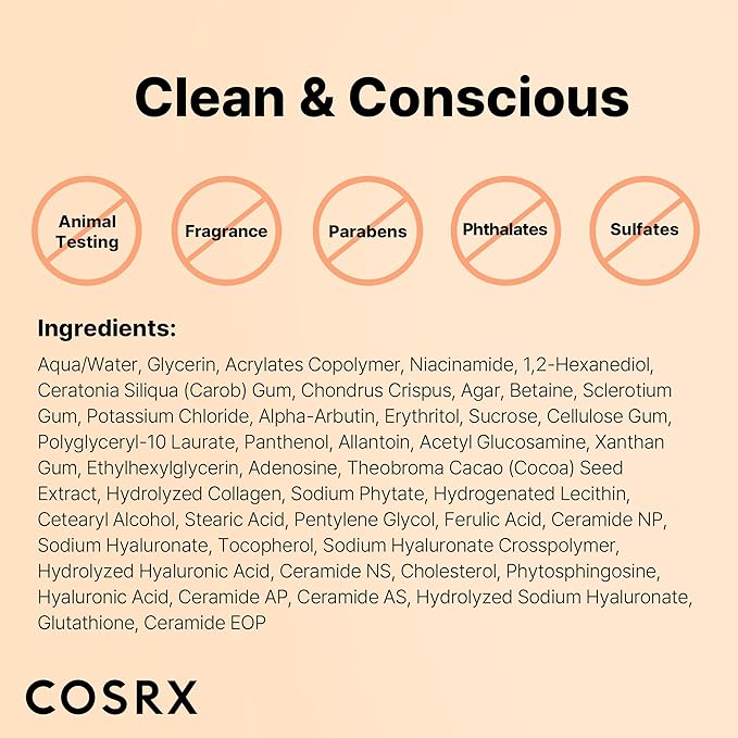 COSRX The Alpha-Arbutin Discoloration Care Hydrogel Face Masks (3EA)