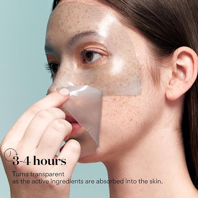 VT COSMETICS PDRN Hydrogel Mask (33gx4ea), Intensive Nourishing & Rejuvenating Overnight Mask, Skin Repair, Elasticity Boost, Hydrating & Plumping, Korean Skincare, Korean Gel Mask