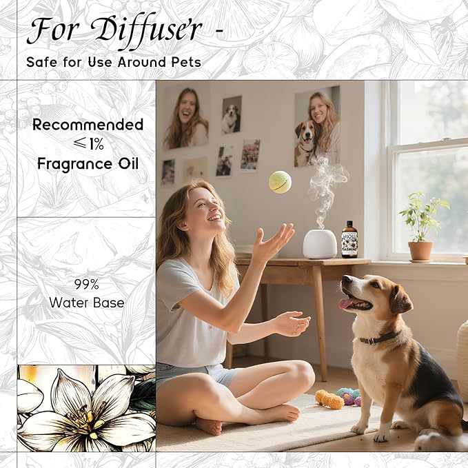 HIQILI Jasmine Fragrance Oil for Women Perfume Making - 5.07 Fl Oz