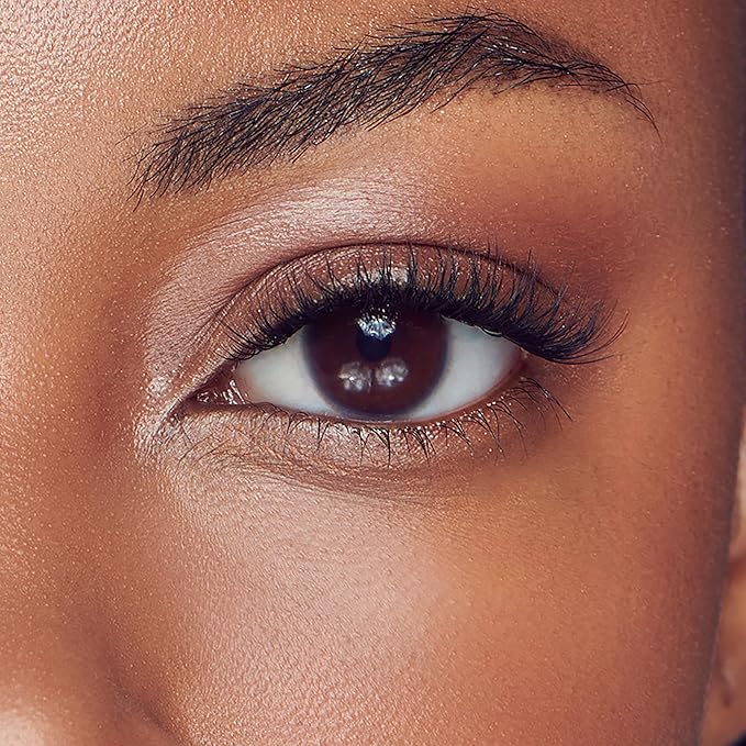 Kiss Impress Falsies Self Adhesive Eyelashes, Press On Lashes, 12mm-14mm Natural Volume Lashes, Black, No Glue Needed, Invisible Band, 36 Lash Clusters & Non-Stick Applicator - Natural