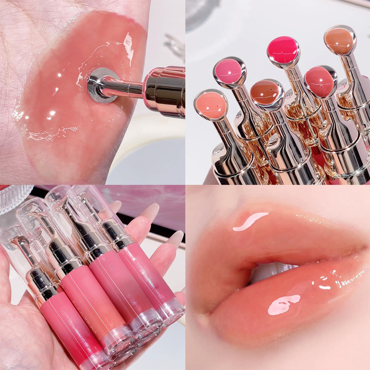 JUAAZIN Matte Liquid Lip Stain Peel Off Lip liner Tattoo, Brownish Red Matte Peel Off Lip Stain, Long Lasting Waterproof Lipstick Lip Gloss Stain, Transfer-proof for All Skin Types, 0.12 fl oz 03#