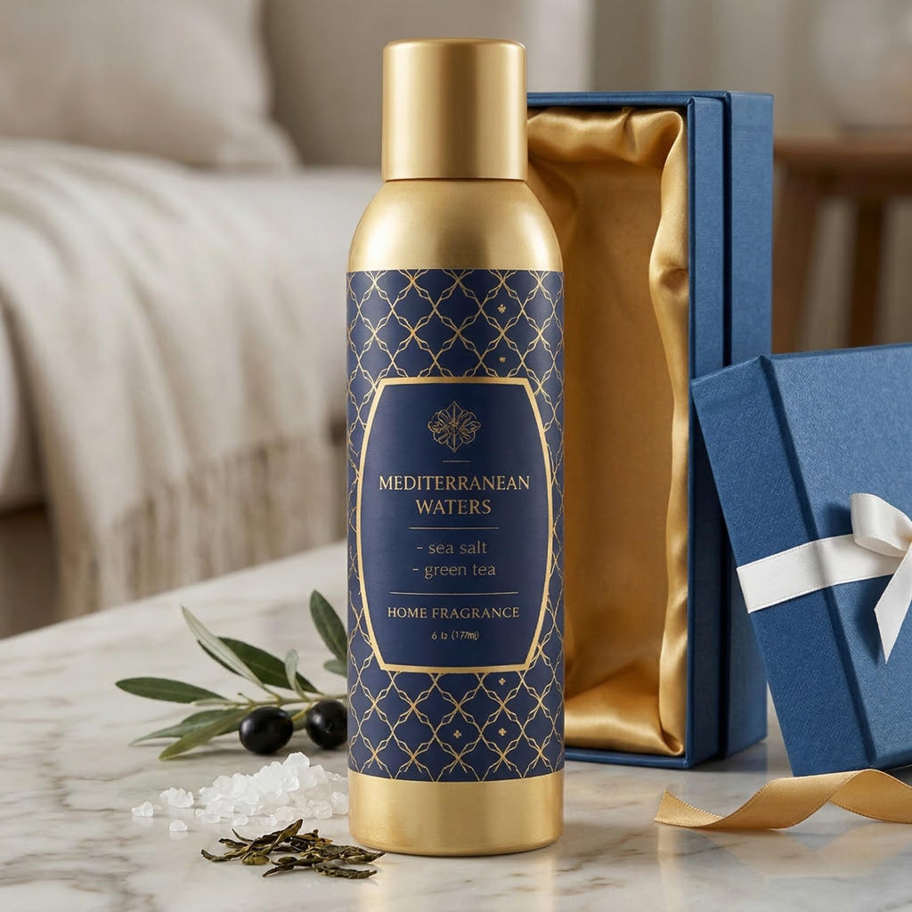 AP Fragrance Belfair Oaks Room Fragrance Air Freshener Spray - Concentrated Deodorizer, Mediterranean Waters - 2 Pack