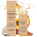 USDA Certified 100% Organic Pure Natural Hydrating Body Oil After Shower With Coconut, Jojoba, Olive & Almond Non-Greasy Moisturizing Body Oils For Women & Men Dry Skin 5.07 fl oz/150ml - Unscented