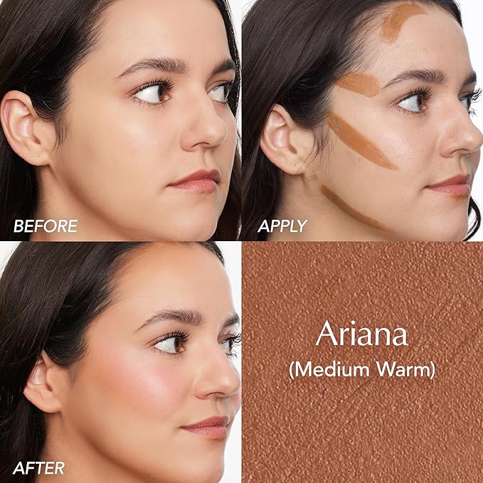Thrive Causemetics Cream Bronzer Triple Threat Color Stick, Medium Warm