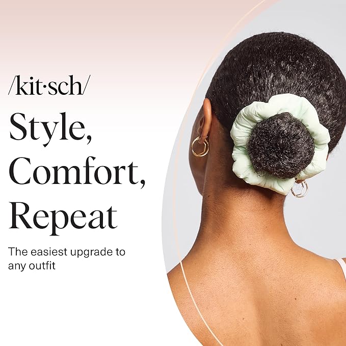 Kitsch Scrunchies for Women - Garden Bouquet, 3pcs