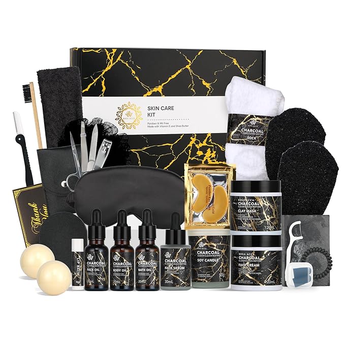 Gifts for Women & Men, 30pcs Fathers Day Gifts, Spa Gift Basket Set