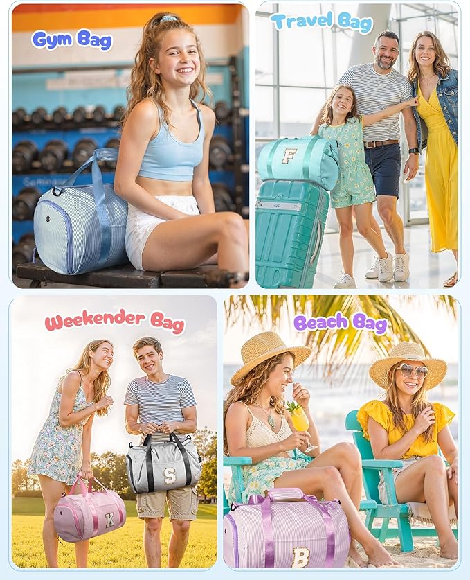 Vogewood Gifts for 10 Year Old Girl, Girls Travel Duffle Bag, Kids Duffel