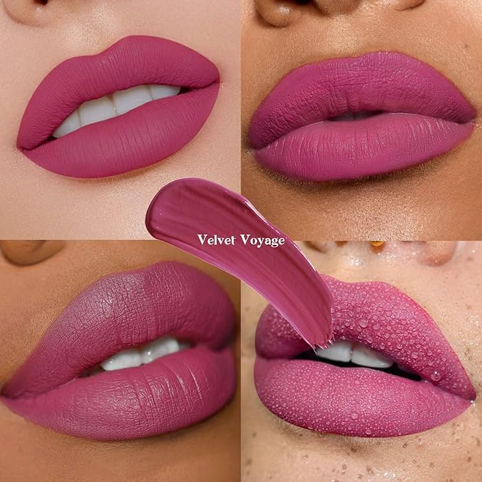 ilembane Mauve Rose Matte Liquid Lipstick Long Lasting - Velvet Voyage