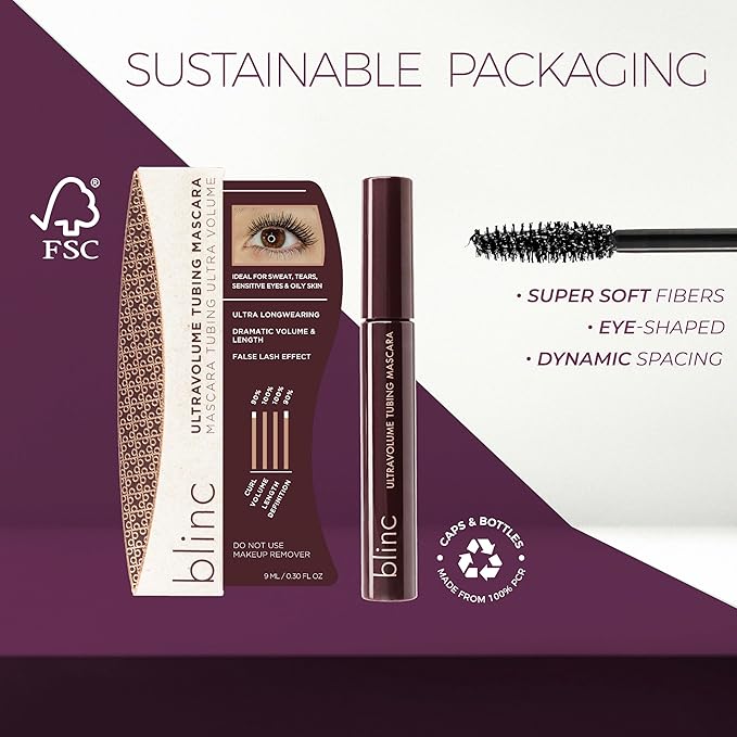 blinc UltraVolume Tubing Mascara, Volumizing & Lengthening, Black