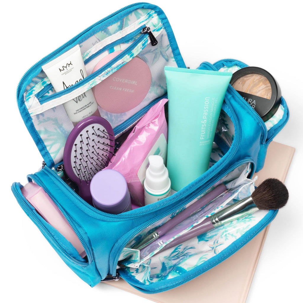 Lug Trolley Medium Cosmetic Case, CONTEMPORARY NAVY