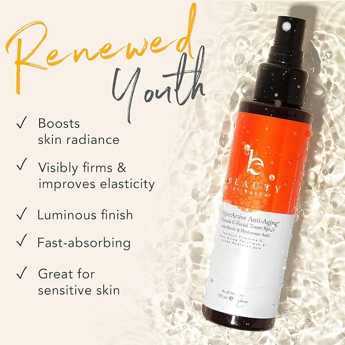 Vitamin C Face Toner - USA Made with Natural & Organic Ingredients