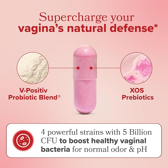 URO Vaginal Probiotics for Odor, Flora & pH Balance – 60-Day Supply
