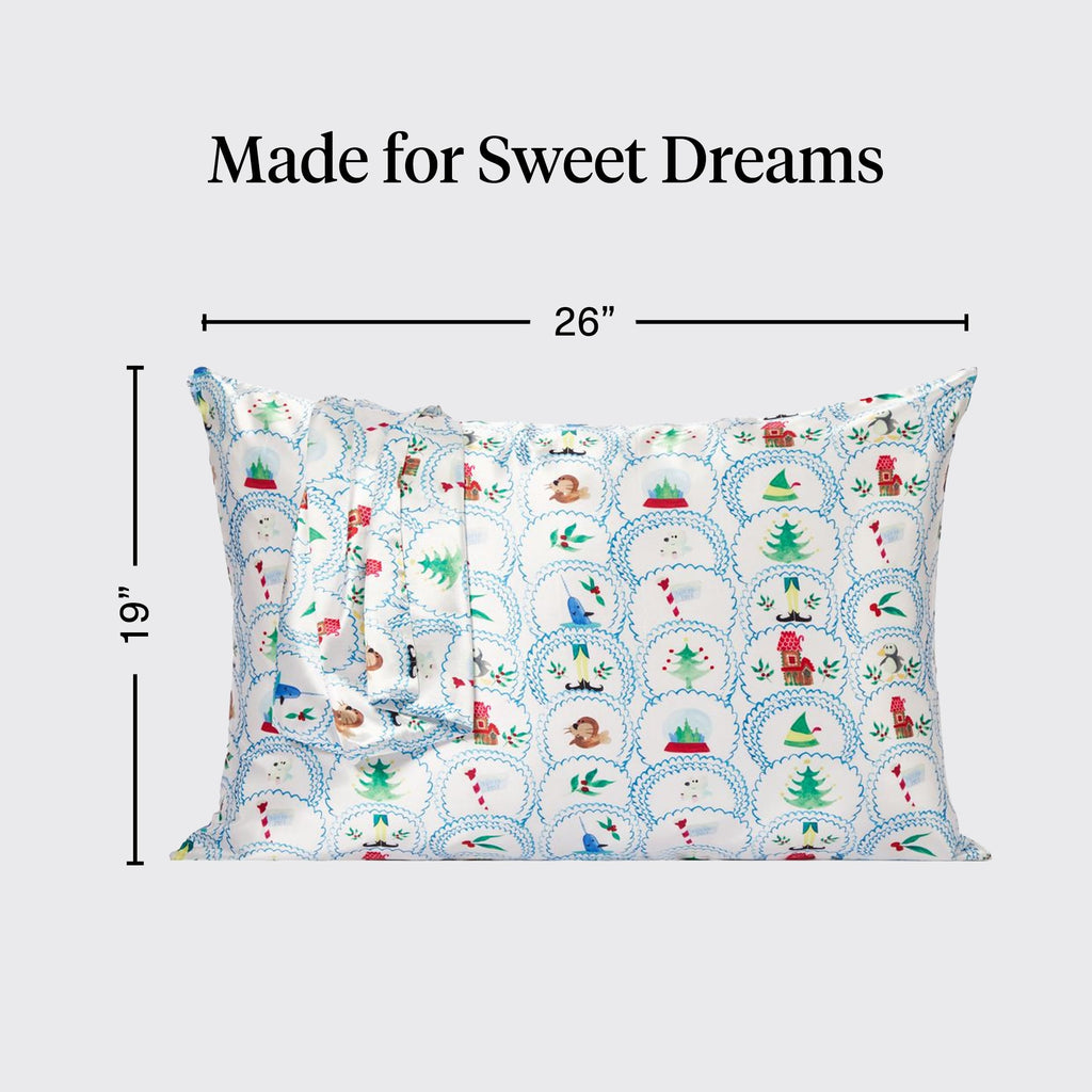 Kitsch x Elf North Pole Satin Pillowcase - Standard Size 19x26