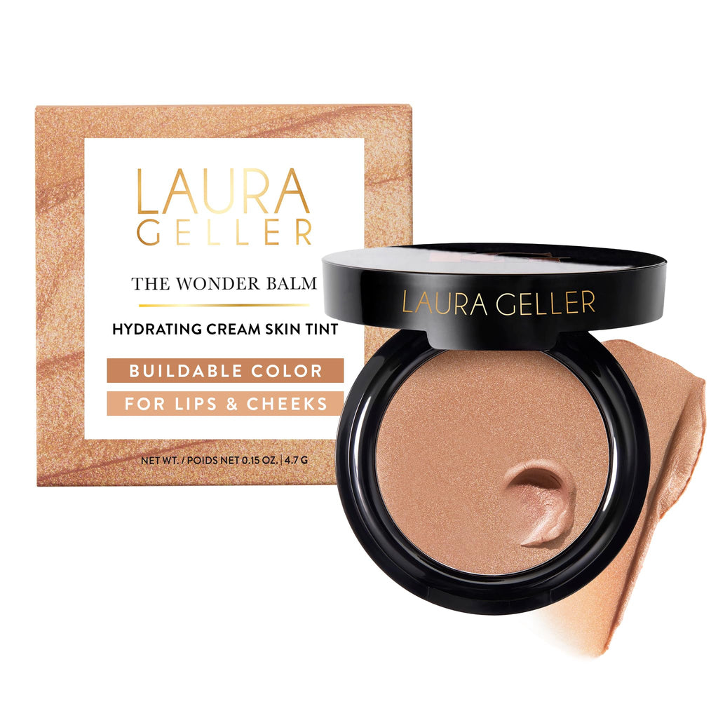 LAURA GELLER The Wonder Balm Cream Blush –Multi-Use, Honey Haze