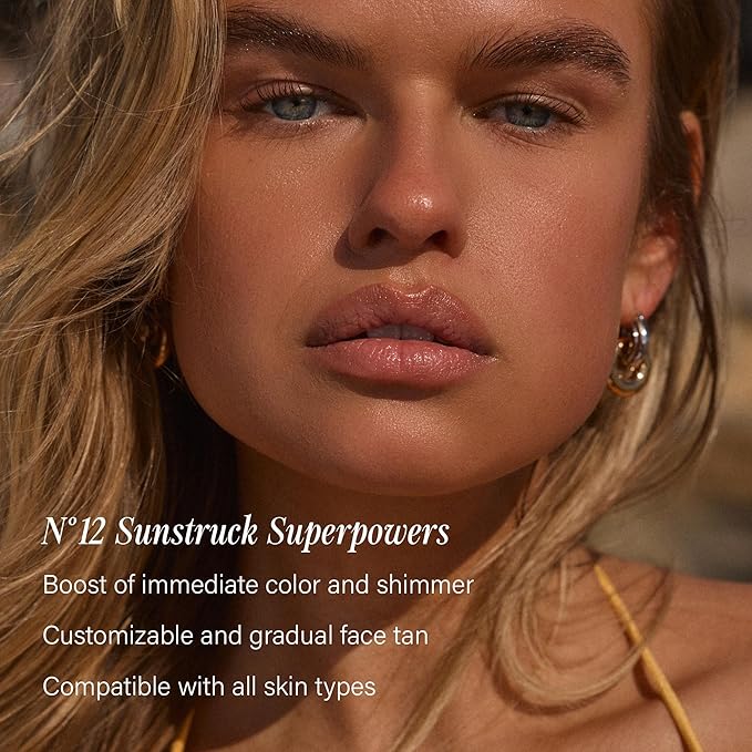 + Lux Unfiltered - N°12 Sun Struck Bronzing Face Tanning Drops - Bronze