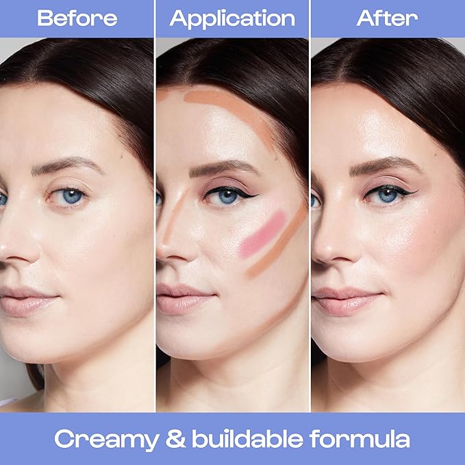 Alleyoop Stack The Odds – All-in-One Cream Makeup Palette with Blush, Contour, Bronzer & Highlighter, Stackable Face Palette for Natural Color, Easy Touch-Ups & Travel Makeup Convenience, Sassy Pants